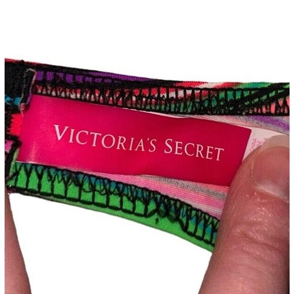 Victorias Secret Swimsuit Bikini Top Large Striped Swim Bathing Suit‎ Strapless - Picture 3 of 7